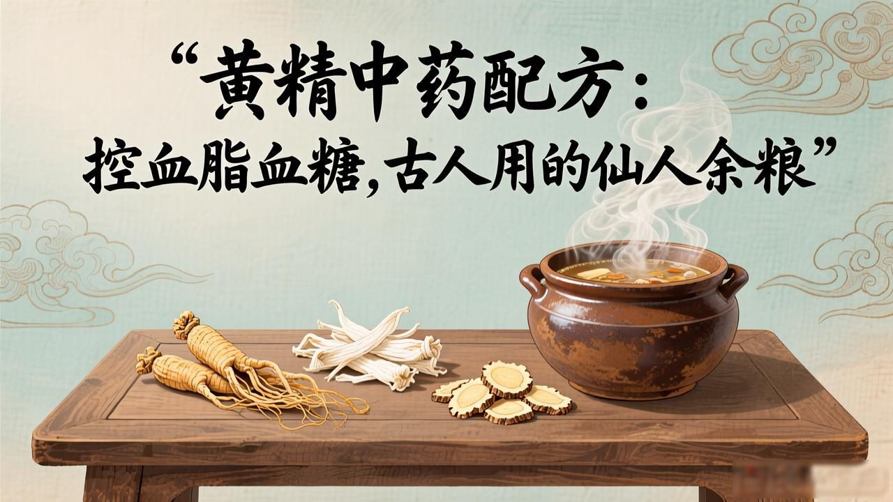 黄精中药配方:控血脂血糖,古人用的仙人余粮