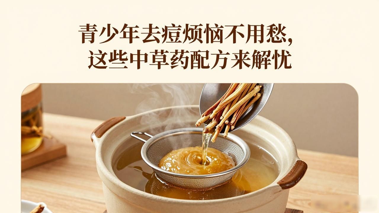 青少年去痘烦恼不用愁,这些中草药配方来解忧