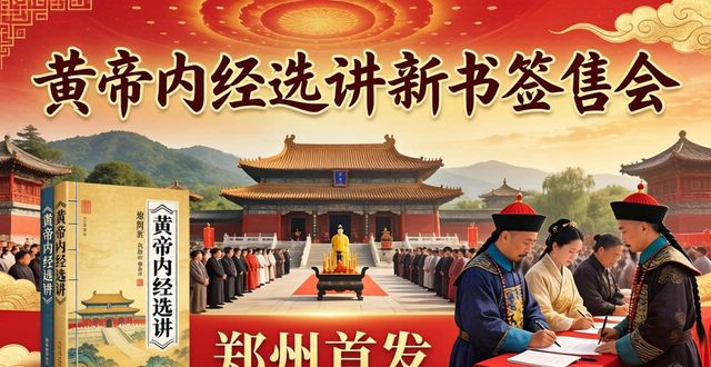 黄帝内经选讲新书签售会 内经书图片与传统文化现场