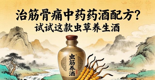 治筋骨痛中药药酒配方?试试这款虫草养生酒