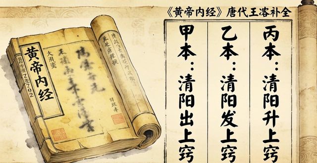 黄帝内经书图片:唐代王冰补全的传世版本