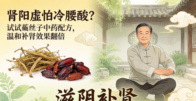 肾阳虚怕冷腰酸?试试菟丝子中药配方,温和补肾效果翻倍