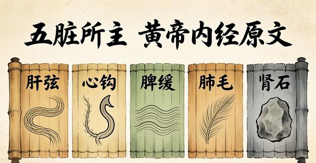 五脏所主黄帝内经原文:肝心脾肺肾的时令与禁忌