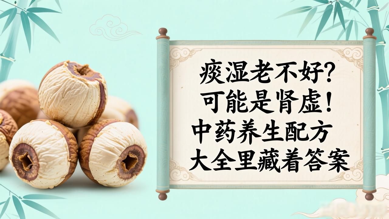 痰湿老不好?可能是肾虚!中药养生配方大全里藏着答案