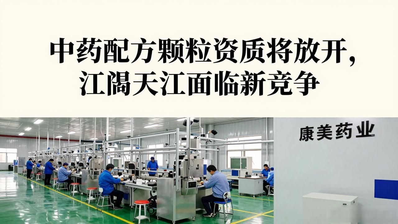中药配方颗粒资质将放开，江阴天江面临新竞争