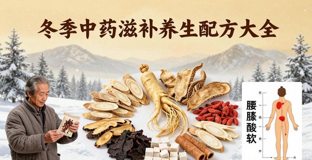 冬季中药滋补养生配方大全,对症调养气血增强免疫力
