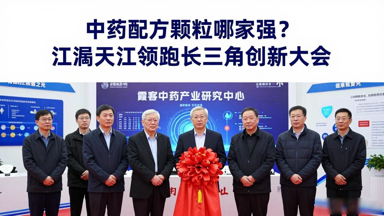 中药配方颗粒哪家强?江阴天江领跑长三角创新大会