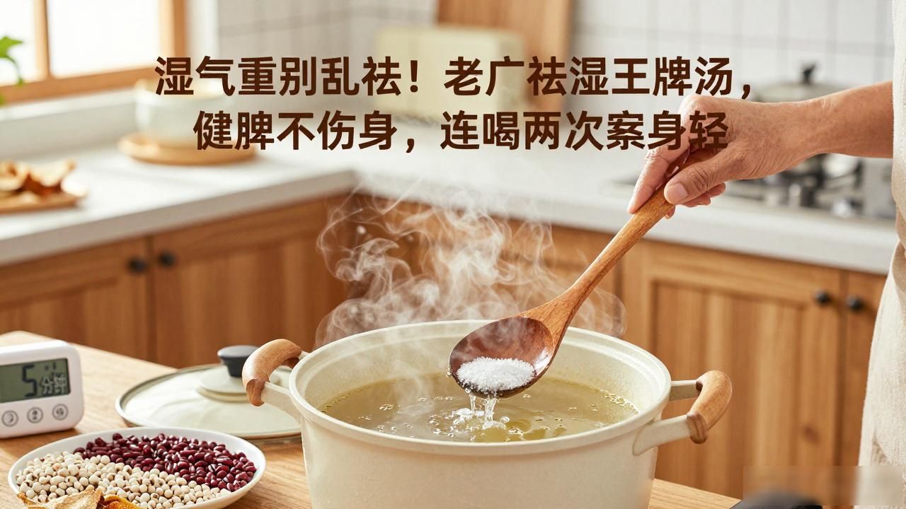 湿气重别乱祛!老广祛湿王牌汤,健脾不伤身,连喝两次浑身轻