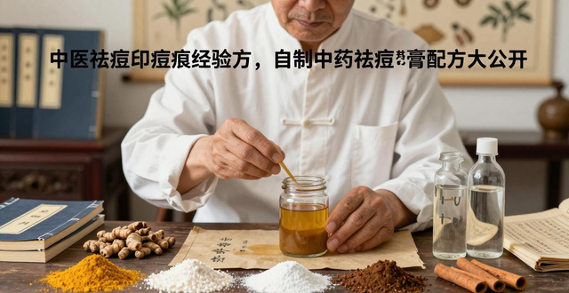 中医祛痘印痘痕经验方，自制中药祛痘药膏配方大公开