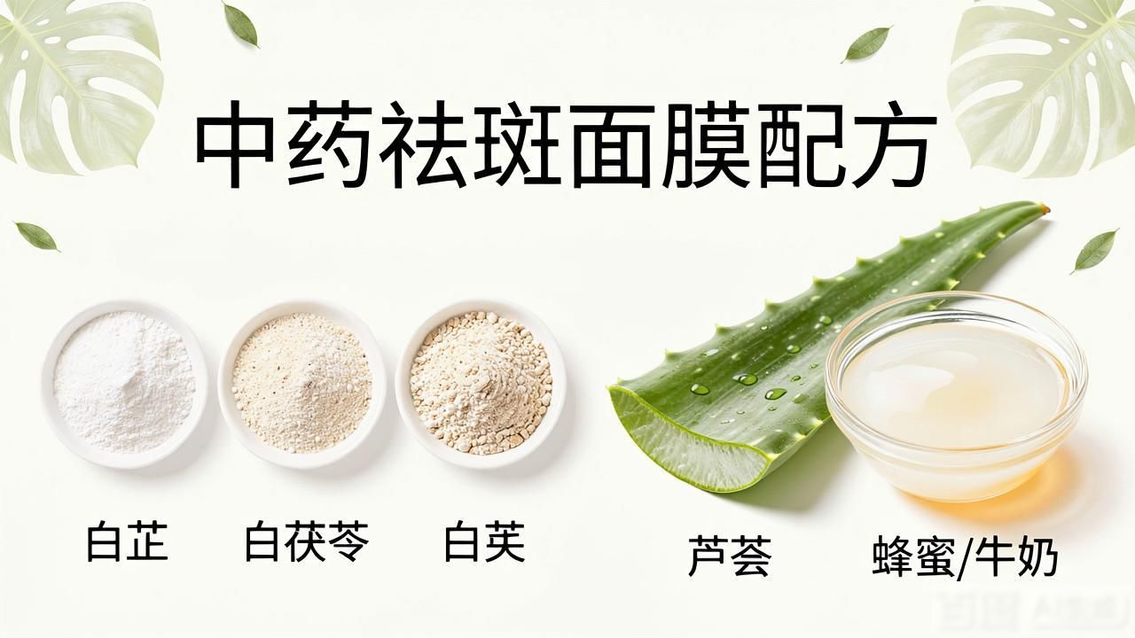 中药祛斑面膜配方偏方 自制排毒淡斑超有效