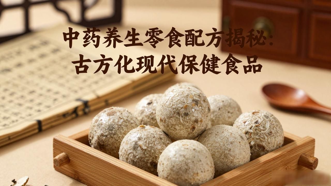 中药养生零食配方揭秘:古方化现代保健食品