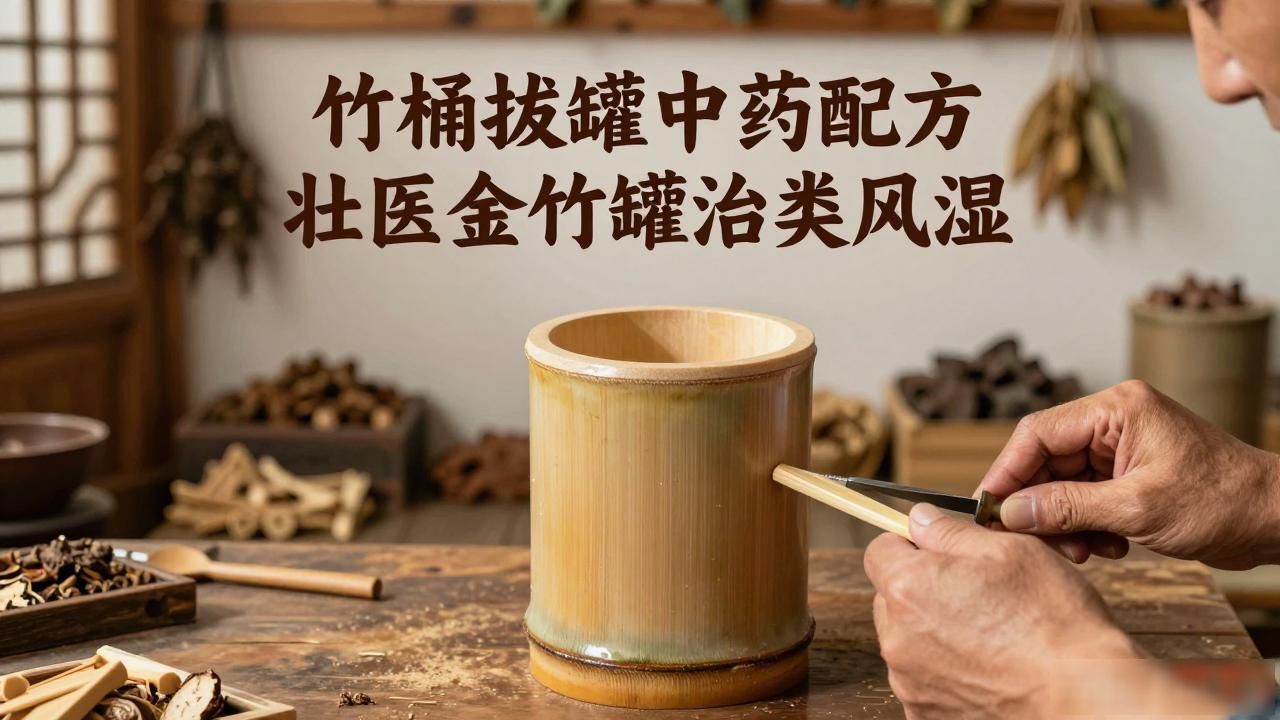 竹桶拔罐中药配方 壮医金竹罐治类风湿