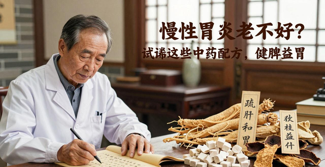 慢性胃炎老不好?试试这些中药配方,健脾益胃