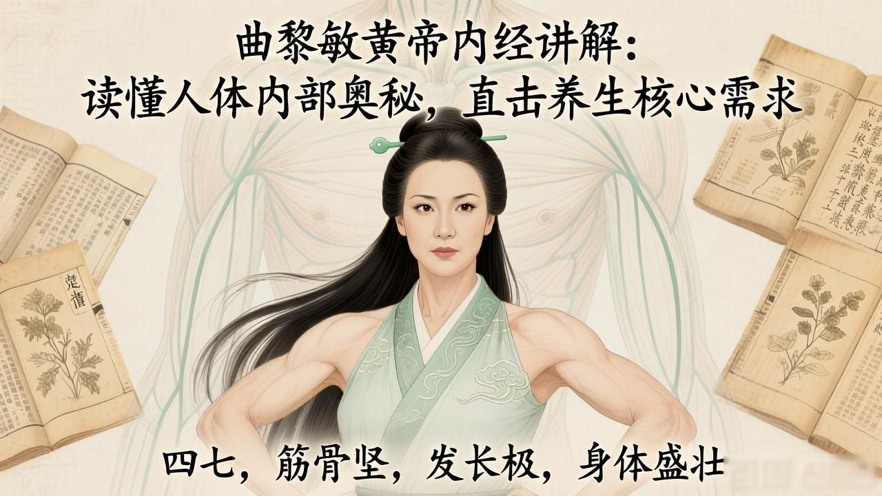 曲黎敏黄帝内经讲解:读懂人体内部奥秘,直击养生核心需求