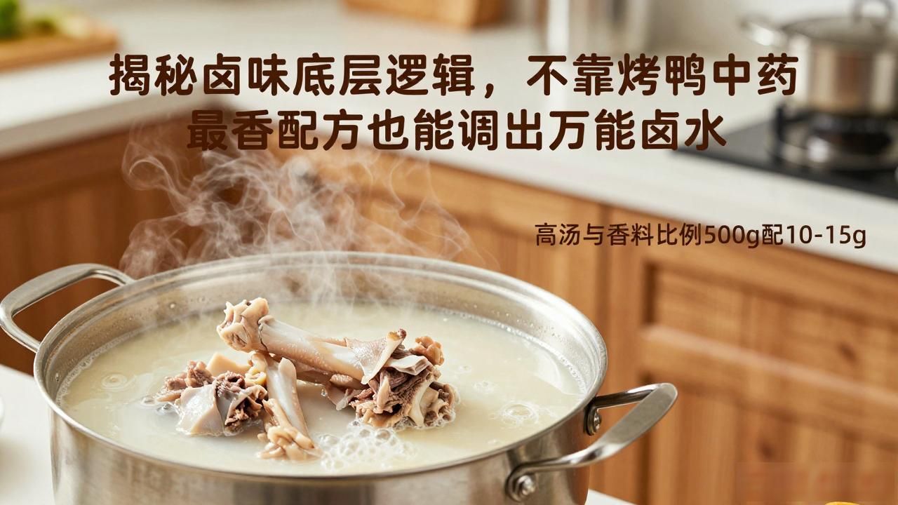 揭秘卤味底层逻辑，不靠烤鸭中药最香配方也能调出万能卤水