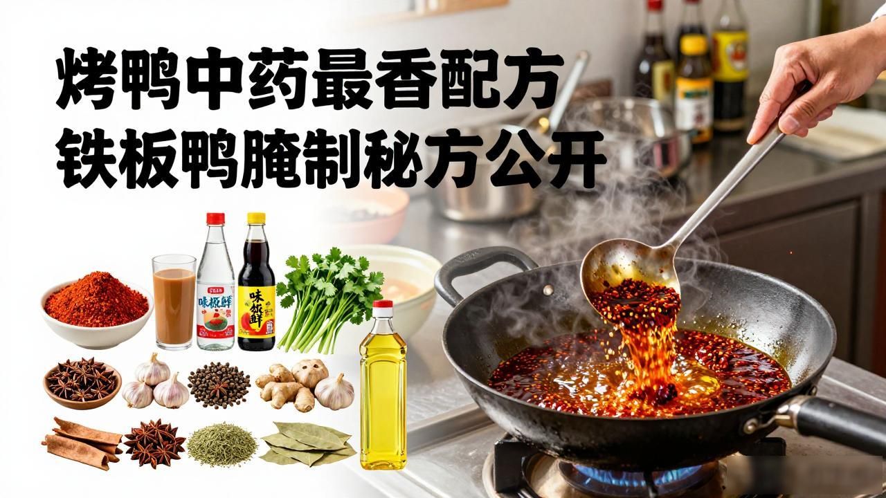 烤鸭中药最香配方 铁板鸭腌制秘方公开