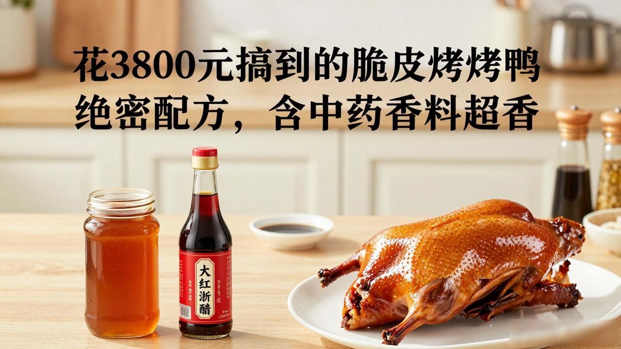 花3800元搞到的脆皮烤鸭绝密配方，含中药香料超香