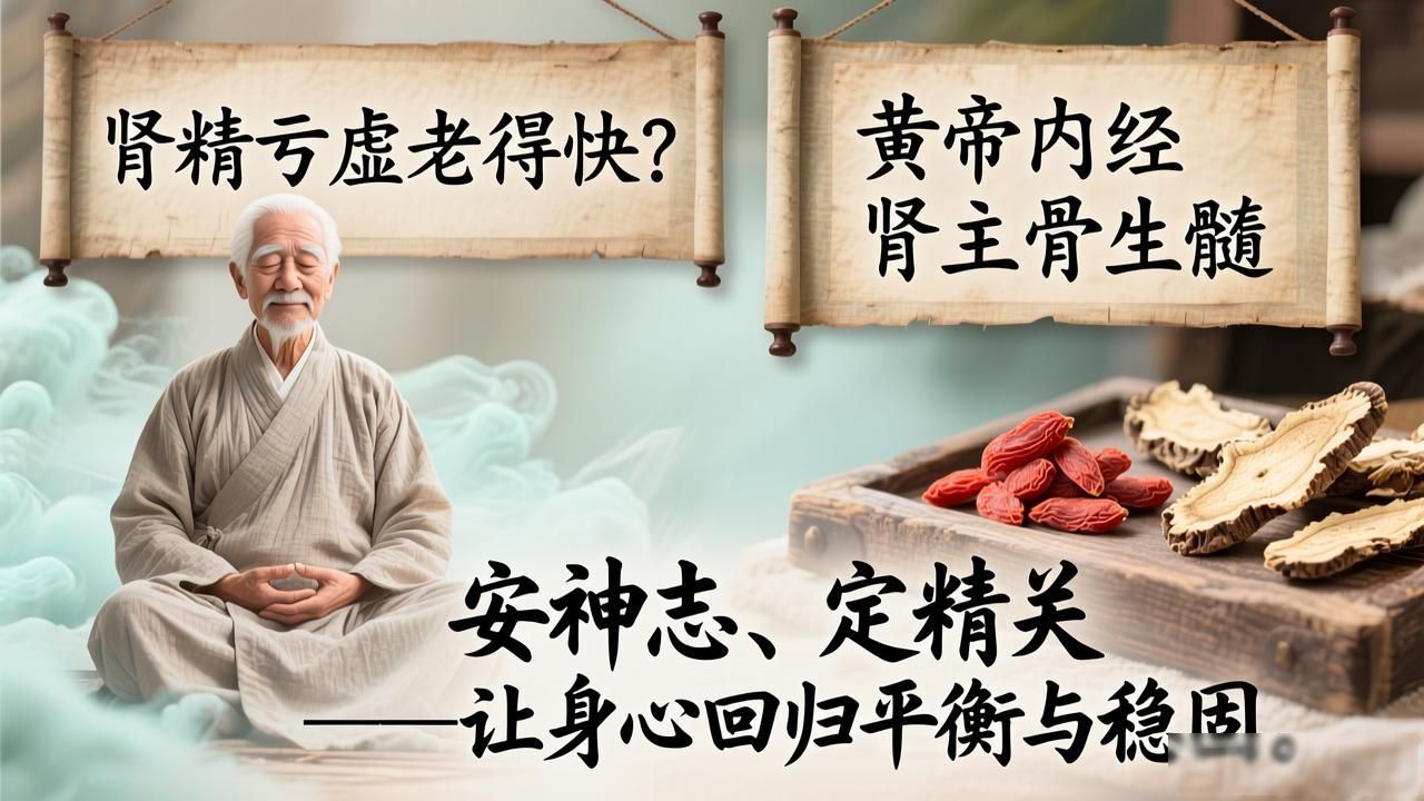 肾精亏虚老得快?黄帝内经肾主骨生髓,教你温补肾精的妙招