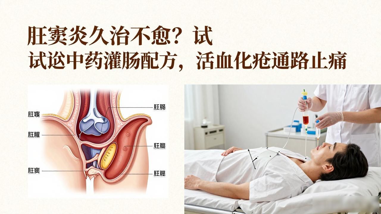 肛窦炎久治不愈？试试中药灌肠配方大全，活血化瘀通络止痛