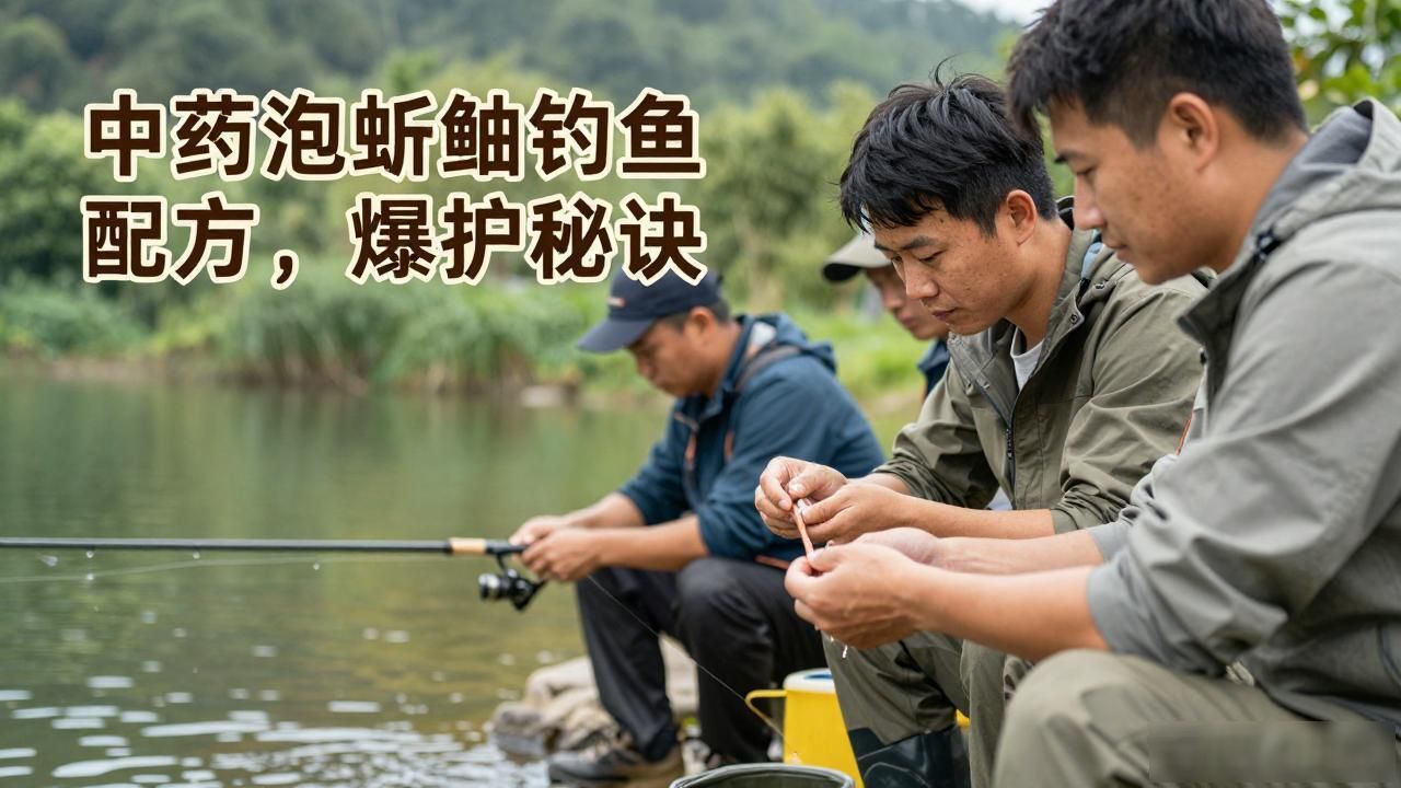 中药泡蚯蚓钓鱼配方,爆护秘诀