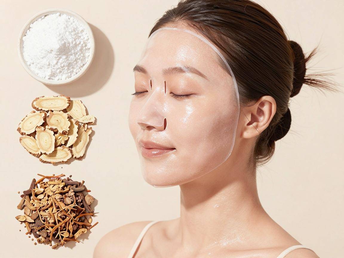 中药面膜粉配方加盟:简单DIY美白保湿方,养出好皮肤