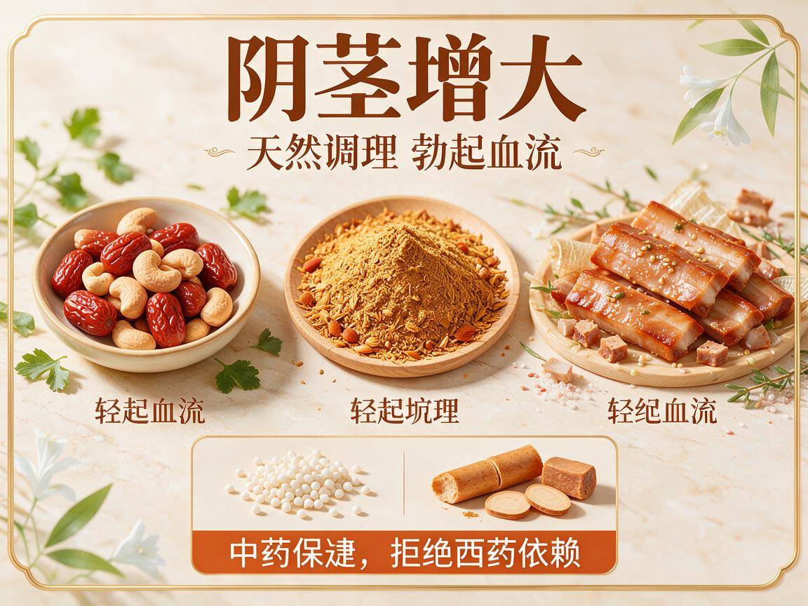 阴茎增大中药配方:天然调理勃起血流,拒绝西药依赖