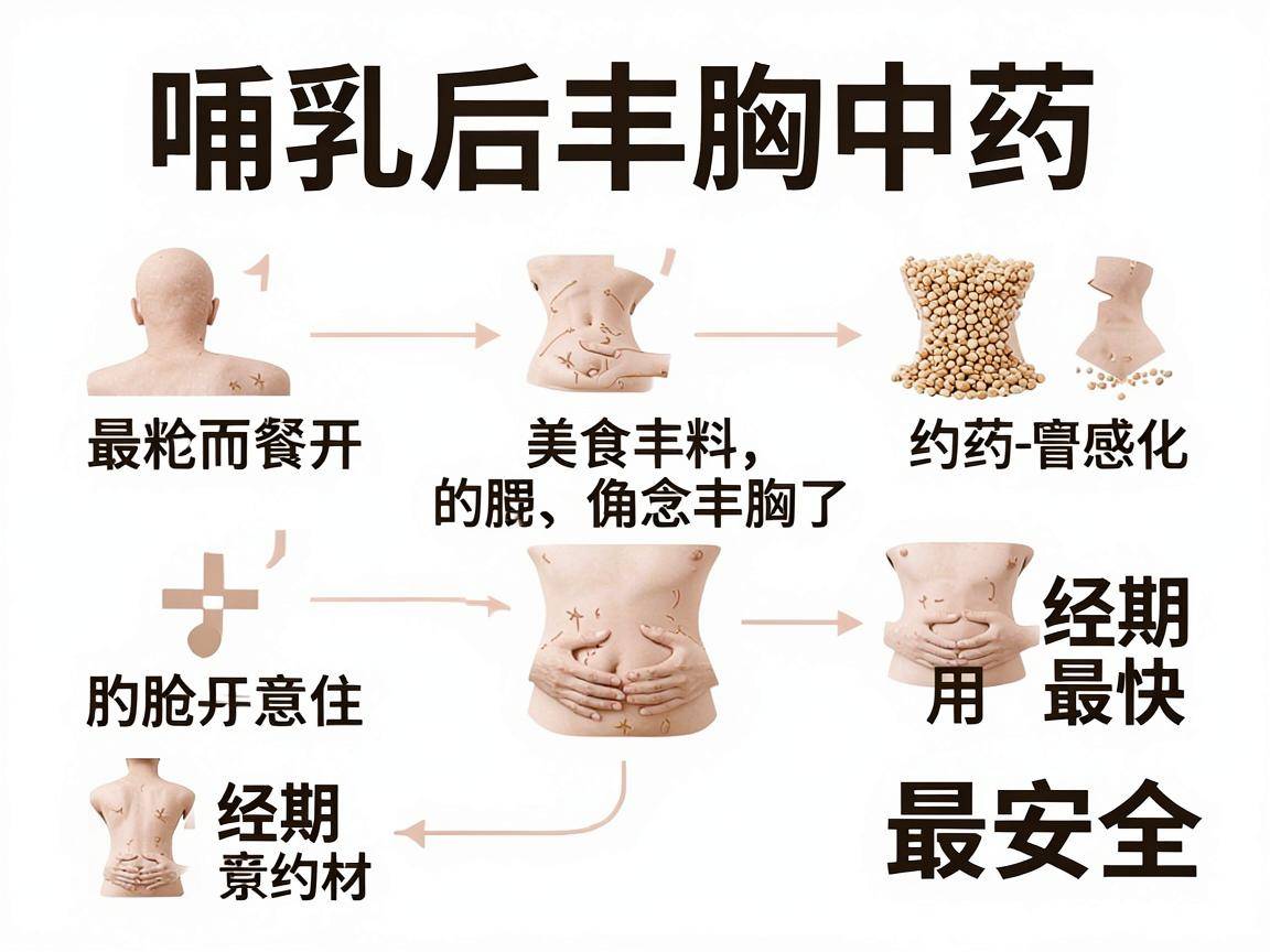 哺乳后丰胸中药配方,经期用最快最安全