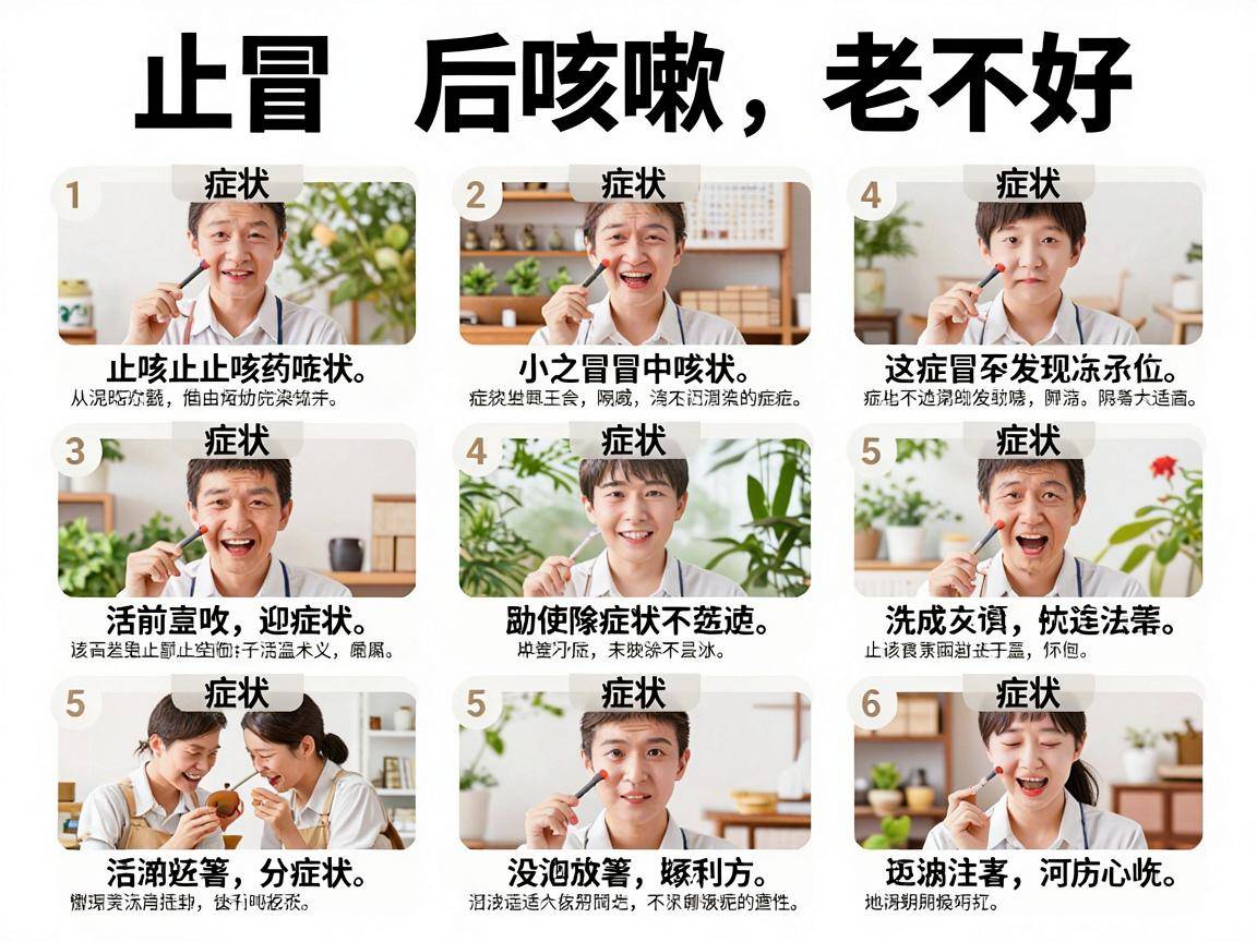 感冒后咳嗽老不好?10种止咳中成药适用场景及要点快来看