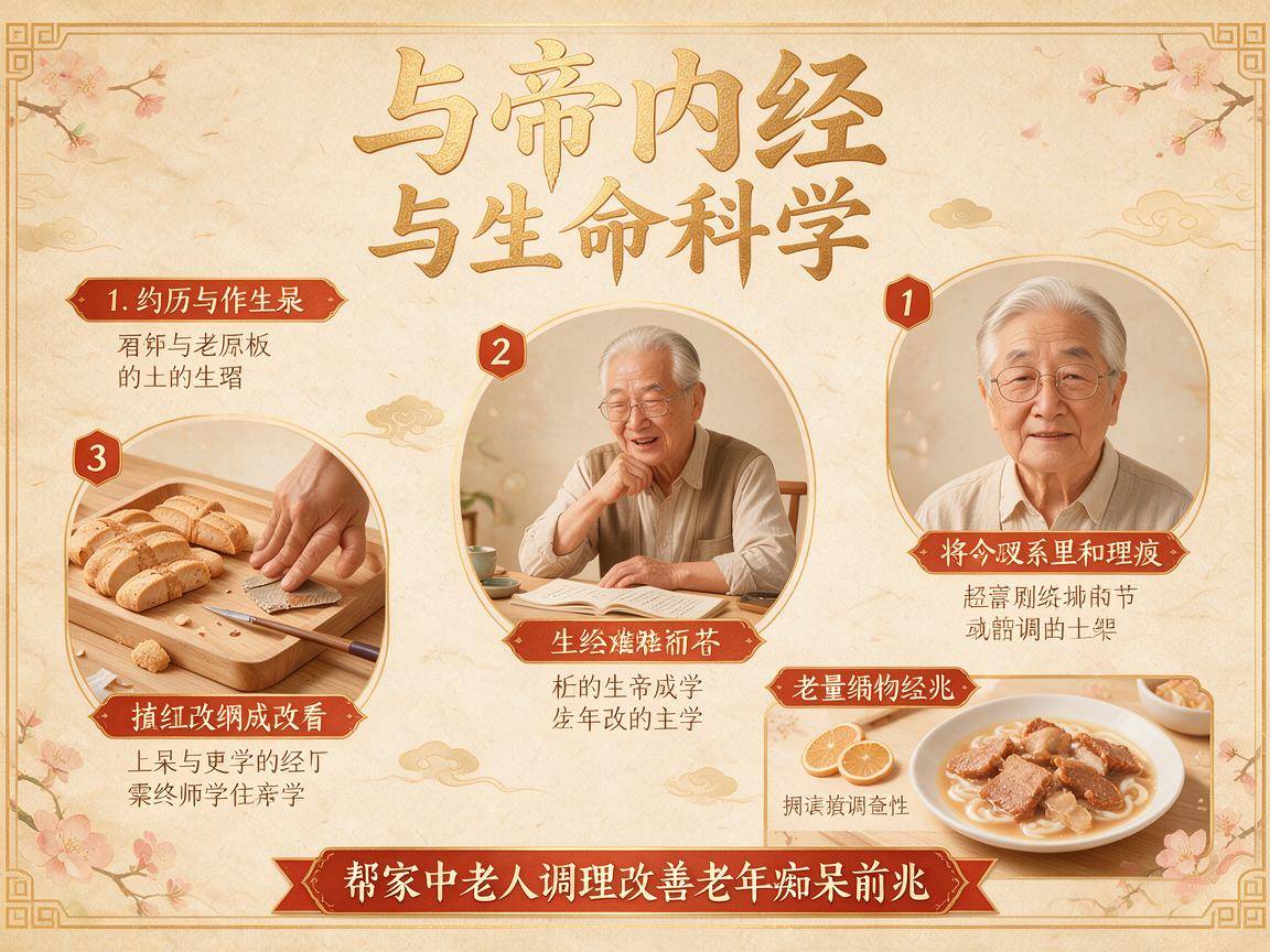 黄帝内经与生命科学 帮家中老人调理改善老年痴呆前兆