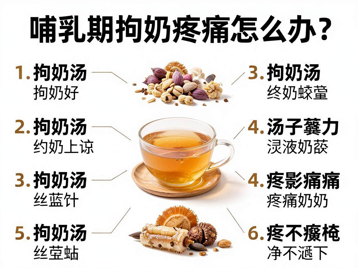 哺乳期拘奶疼痛怎么办?拘奶汤中药配方重量详解