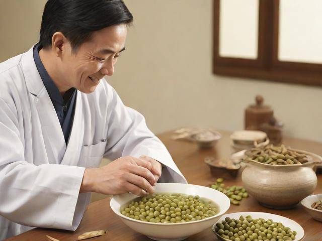 喝绿豆汤可以吃中药吗「喝完绿豆汤能不能喝中药」