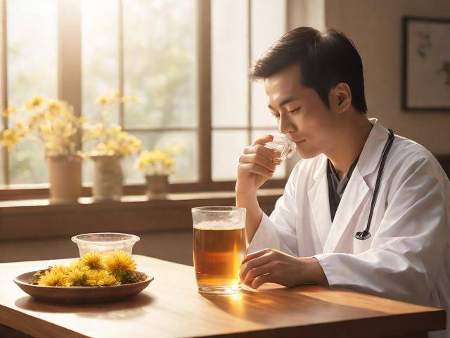 吃中药能喝菊花茶吗「吃中药能喝菊花茶吗百度百科」