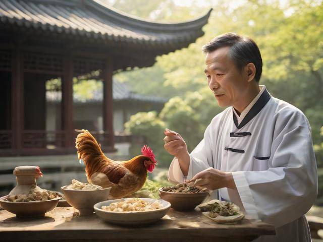 吃中药能吃公鸡肉么「吃中药期间能不能吃公鸡」