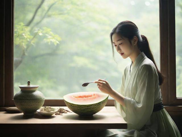吃中药能吃哈密瓜吗「吃中药能吃哈密瓜吗女性」